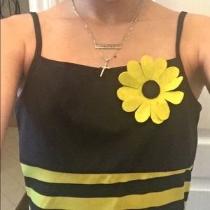 A women’s bumble bee costume